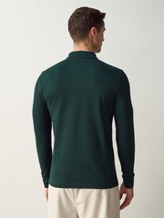 BOSS Green Slim Fit Logo Patch Pique Polo Shirt - Image 2 of 4