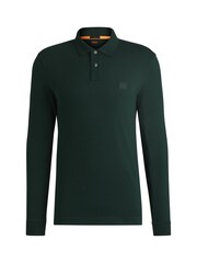 BOSS Green Slim Fit Logo Patch Pique Polo Shirt - Image 4 of 4