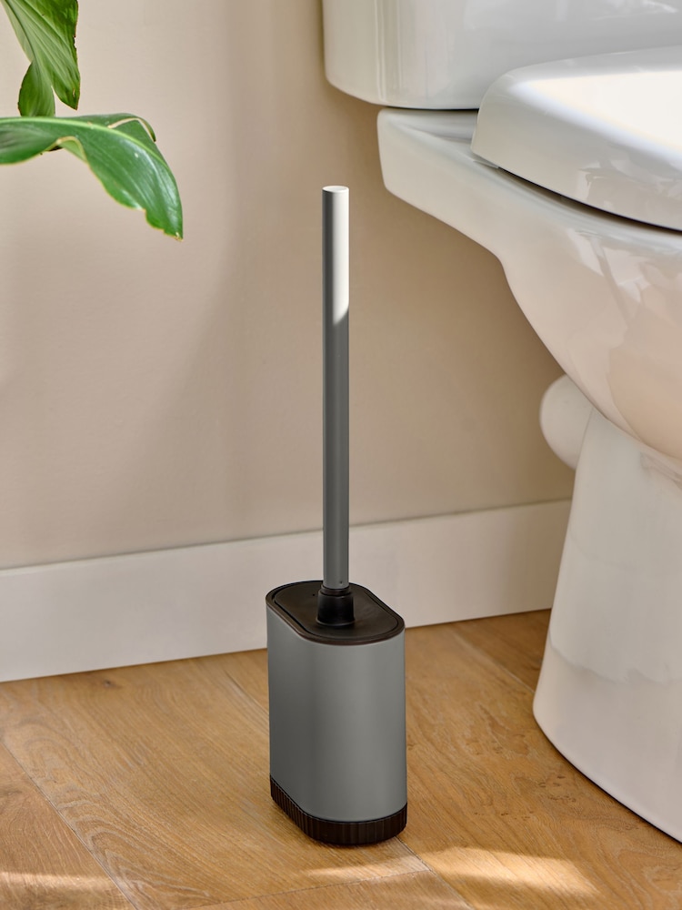 Grey Slimline Silicone Toilet Brush - Image 1 of 4