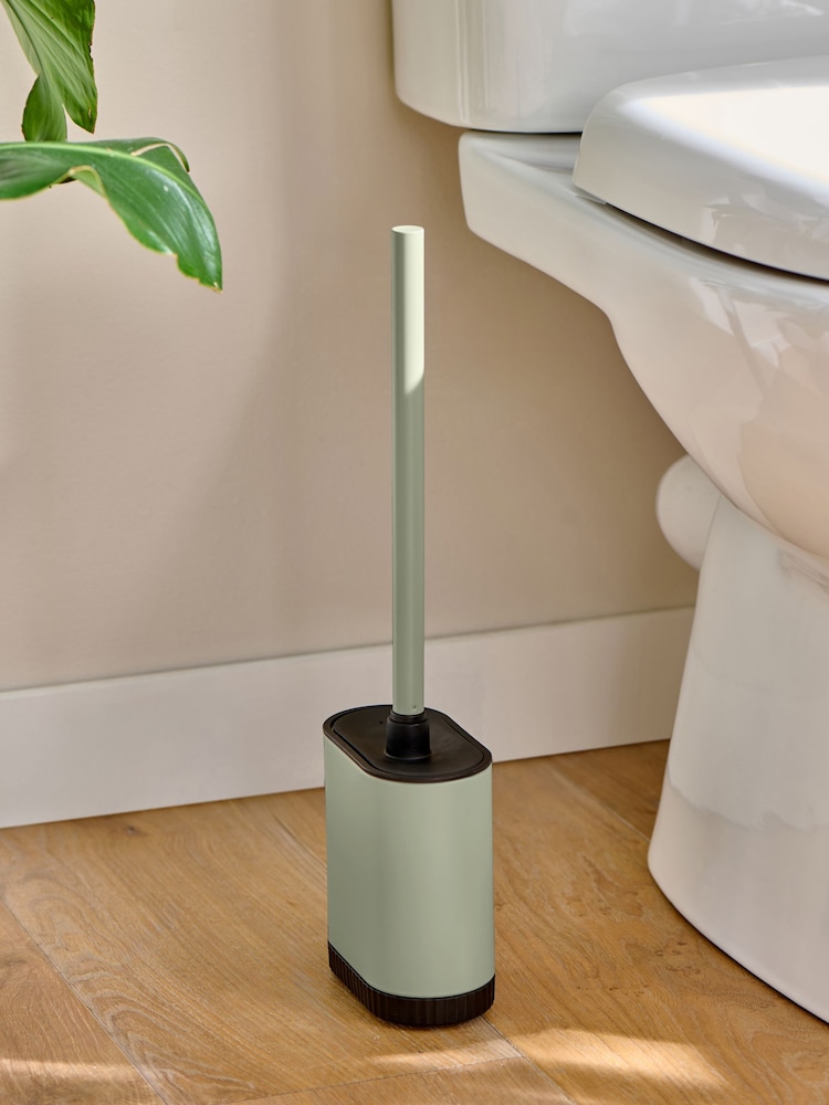 Green Sage Slimline Silicone Toilet Brush - Image 1 of 4