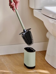 Green Sage Slimline Silicone Toilet Brush - Image 2 of 4