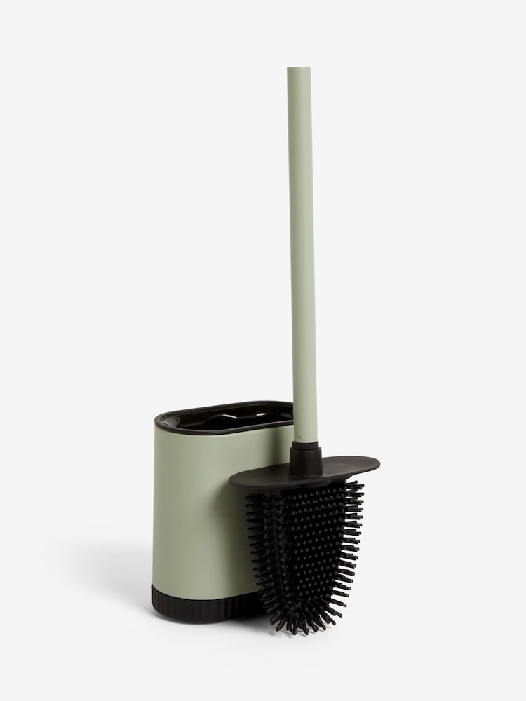 Green Sage Slimline Silicone Toilet Brush - Image 4 of 4