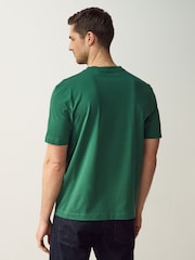Verde - BOSS Relaxed Fit Logo T-Shirt - Imagen 2 de 4