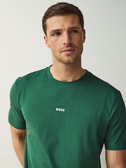 Verde - BOSS Relaxed Fit Logo T-Shirt - Imagen 3 de 4
