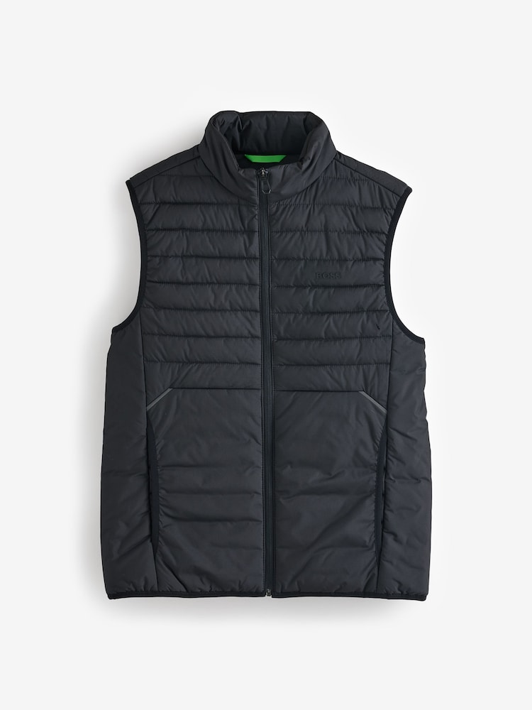 BOSS Black Golf Regular-Fit Zipped Gilet - Image 1 of 1
