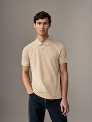 BOSS Natural Pallas Regular Fit Polo Shirt - Image 1 of 5