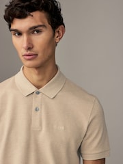 BOSS Natural Pallas Regular Fit Polo Shirt - Image 3 of 5