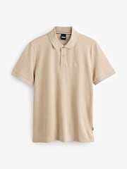 BOSS Natural Pallas Regular Fit Polo Shirt - Image 5 of 5