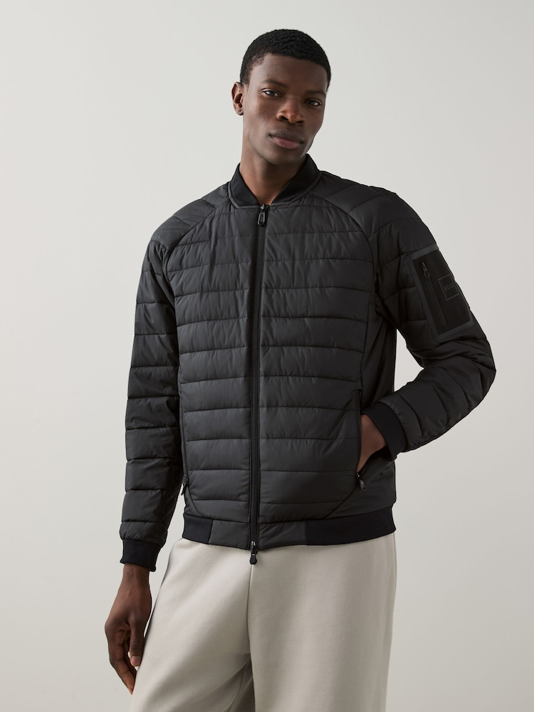 BOSS Black Water-Repellent Jacket - Image 1 of 4