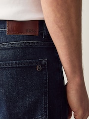 BOSS Blue Tapered Fit Comfort Stretch Denim Jeans - Image 4 of 6