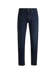 BOSS Blue Tapered Fit Comfort Stretch Denim Jeans - Image 6 of 6