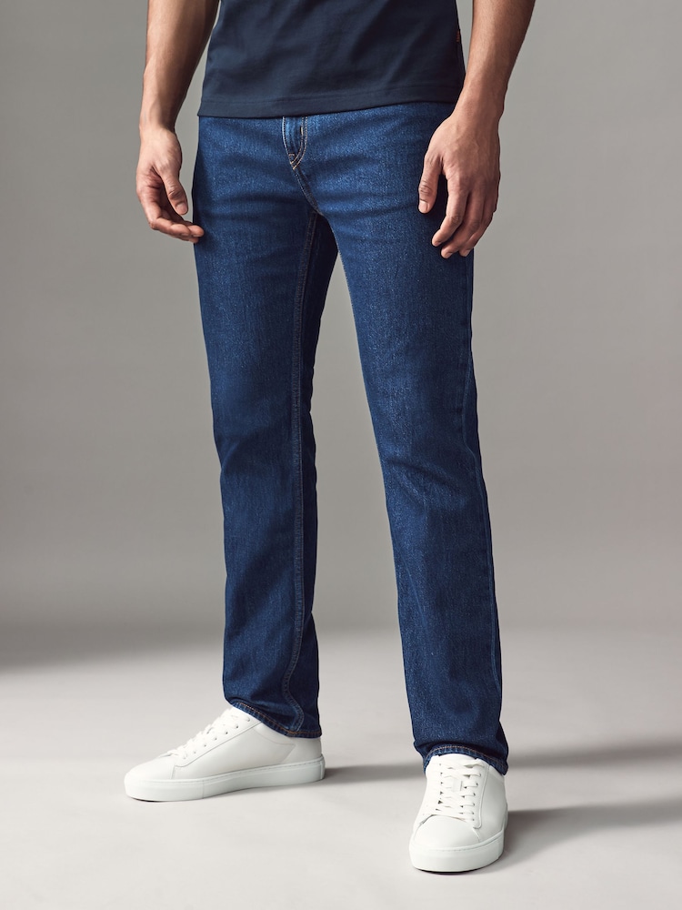 HUGO Blue Ash Slim Fit Jeans - Image 1 of 5