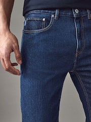 HUGO Blue Ash Slim Fit Jeans - Image 3 of 5