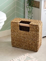Natural Seagrass Toilet Roll Holder and Storage - Image 2 of 4