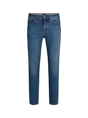 BOSS Dark Blue Slim-Fit Chino Jeans - Image 1 of 1