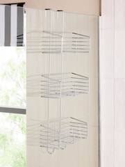 Chrome Over Door Three Tier Shower Caddy - Image 2 of 4