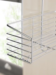 Chrome Over Door Three Tier Shower Caddy - Image 3 of 4