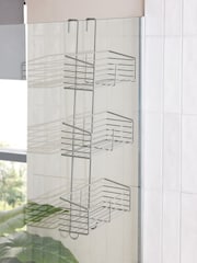 Grey Over Door Three Tier Shower Caddy - Image 2 of 4