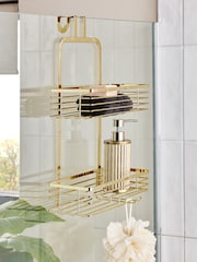 Gold Coloured Shower Caddy - Image 1 of 6