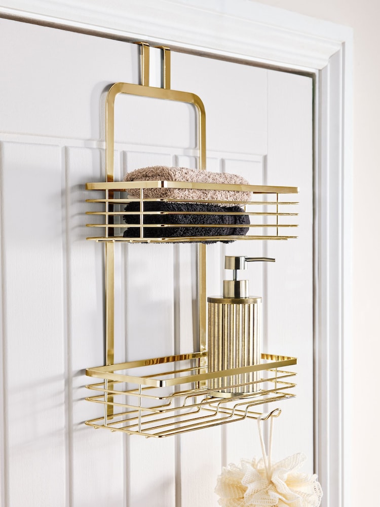 Gold Coloured Shower Caddy - Image 2 of 6