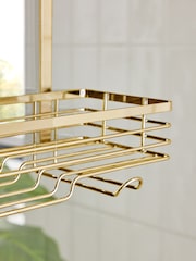 Gold Coloured Shower Caddy - Image 3 of 6