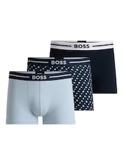 Серый - BOSS Stretch-Cotton Boxers 3 Pack - Image 1 of 11