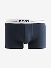 Серый - BOSS Stretch-Cotton Boxers 3 Pack - Image 10 of 11
