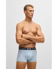 Серый - BOSS Stretch-Cotton Boxers 3 Pack - Image 8 of 11