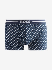 Серый - BOSS Stretch-Cotton Boxers 3 Pack - Image 9 of 11