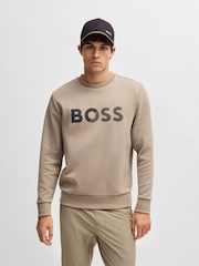 BOSS Logo Print Cotton Twill 100% Cotton Cap - Imagen 1 de 4