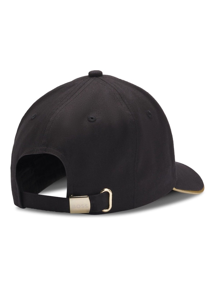 BOSS Logo Print Cotton Twill 100% Cotton Cap - Imagen 4 de 4