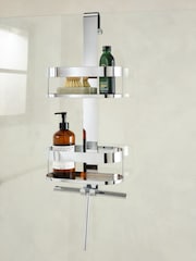 Chrome Shower Caddy with Wiper - Image 3 of 7