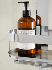Chrome Shower Caddy with Wiper - Image 4 of 7