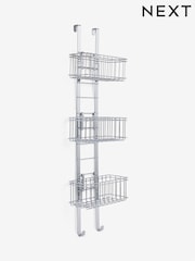 Chrome Adjustable Shelf Shower Caddy - Image 6 of 7