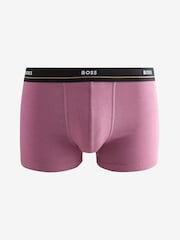 Серый/Темно-синий - BOSS Stretch Cotton Trunks 5 Pack - Image 2 of 6