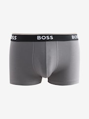 BOSS Blue/Black Stretch Cotton Trunks 3 Pack - Image 4 of 11