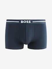 BOSS Beige Stretch Cotton 3-Pack Boxers - Image 4 of 4