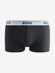 BOSS Black Stretch Cotton Trunks 3 Pack - Image 10 of 10