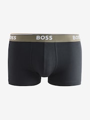 BOSS Black Stretch Cotton Trunks 3 Pack - Image 9 of 10