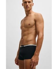 BOSS Black Cotton Blend Boxers 3 Pack - Image 1 of 9
