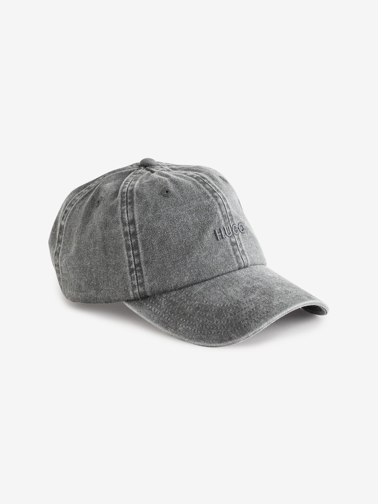 Gorra de sarga de algodón con logo bordado de HUGO - Imagen 1 de 3