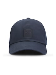 BOSS Blue Logo Patch Twill 100% Cotton Cap - Image 1 of 1