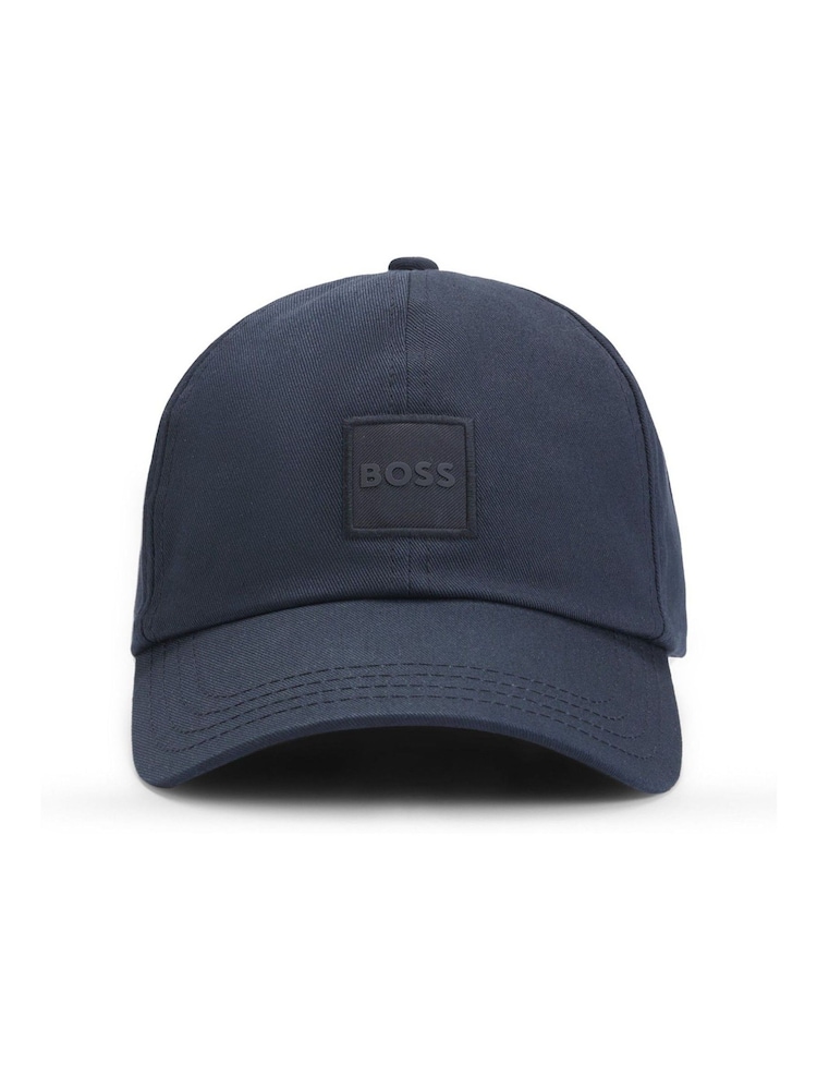 BOSS Blue Logo Patch Twill 100% Cotton Cap - Image 1 of 1