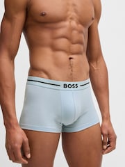 BOSS Blue Stretch Cotton 3-Pack Boxers - Image 2 of 7