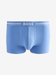 BOSS Blue Stretch Cotton 3-Pack Boxers - Image 5 of 7