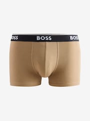 حزمة من 3 بوكسرات بشعار على حزام الخصر من BOSS - صورة 2 من 3