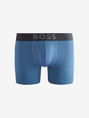 BOSS Multicolour Logo Stretch Mircofibre 3 Briefs - Image 5 of 8