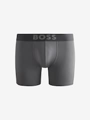 BOSS Multicolour Logo Stretch Mircofibre 3 Briefs - Image 6 of 8