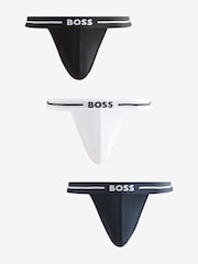 BOSS Multi Jock Strap Briefs 3 Pack - Image 1 of 4