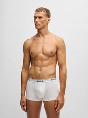 BOSS Nude/Coral Stretch Cotton Trunks 3 Pack - Image 6 of 10